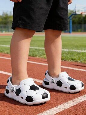 Kids Sports Clogs Boys Girls Soccer Basketball Slip On Sandals Lightweight